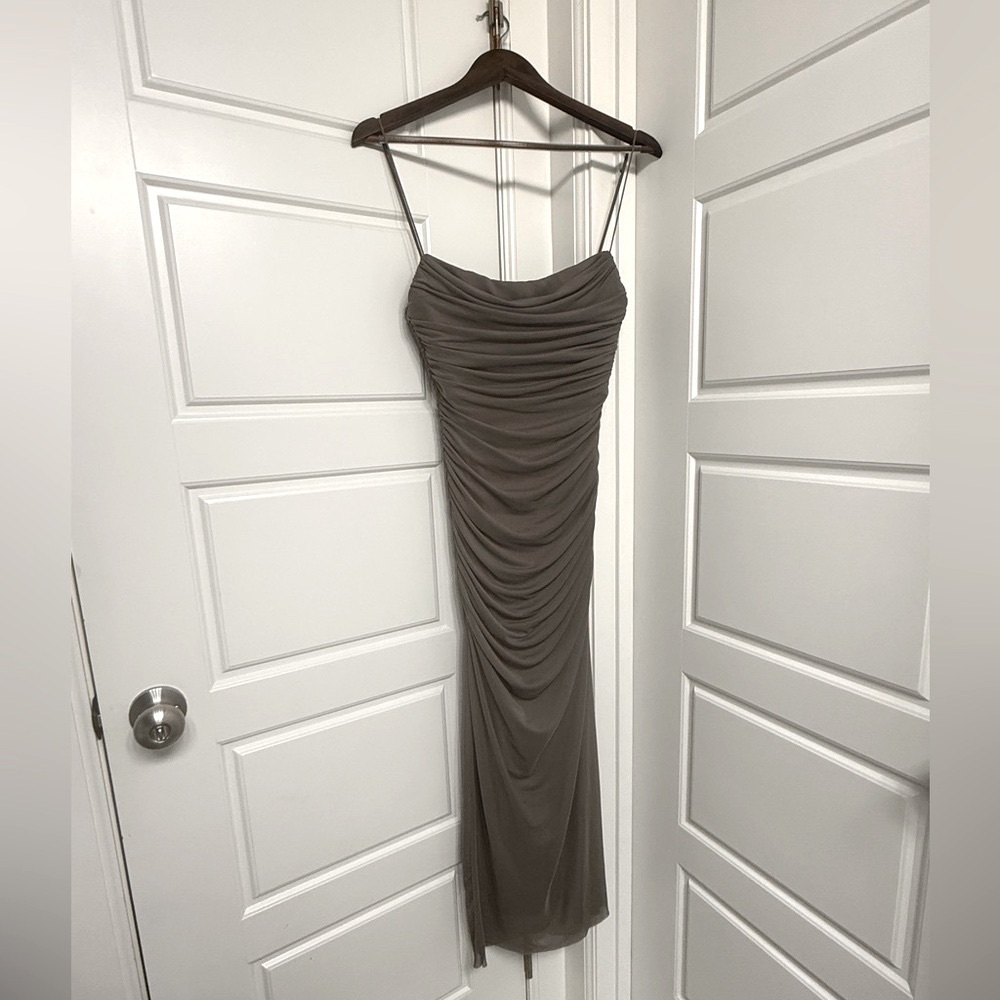 Zara corset type Taupe Dress